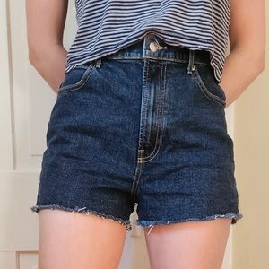 Everlane High Waisted Jean Shorts